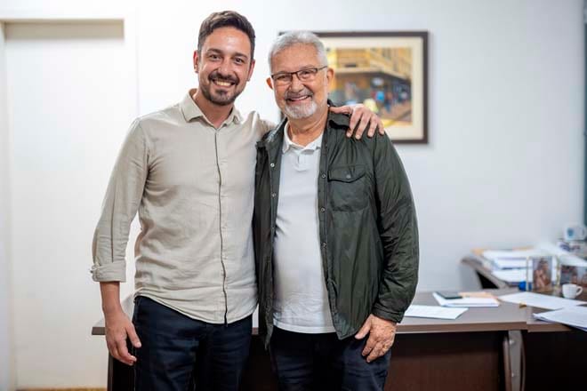 Reeleito, Busato faz primeira agenda oficial em Canoas, celebra vitória com o filho como prefeito e reforça ações de rec