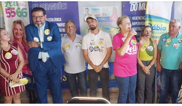 Pábio Mossoró e Dra. Zeli reúnem apoiadores na Etapa A de Valparaíso