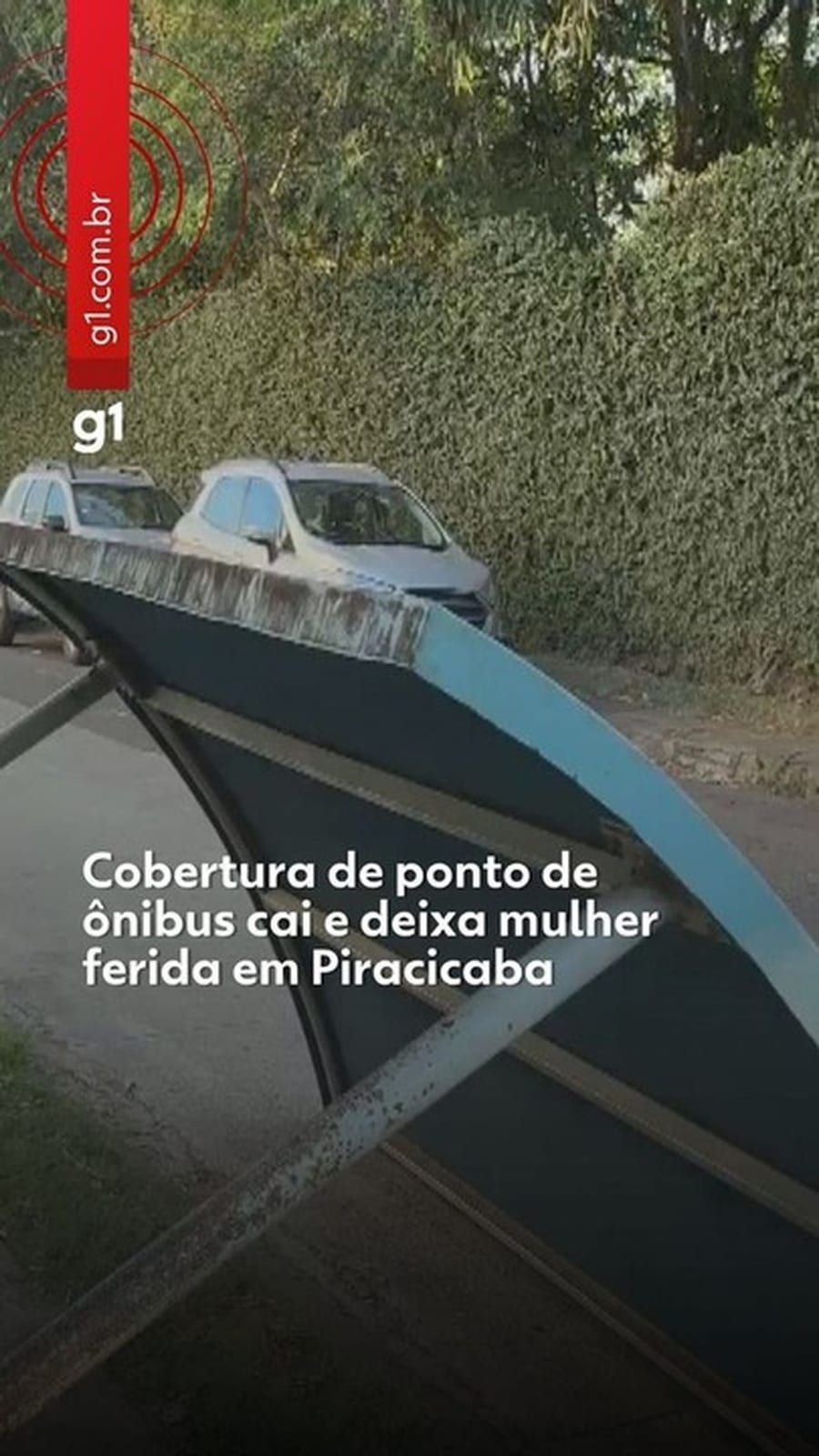 Cobertura de ponto cai e fere mulher no bairro Costa Rica, em Piracicaba