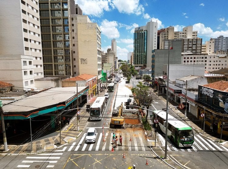 Campinas investe R$ 16,1 milhões em piso de concreto no Corredor Central do BRT