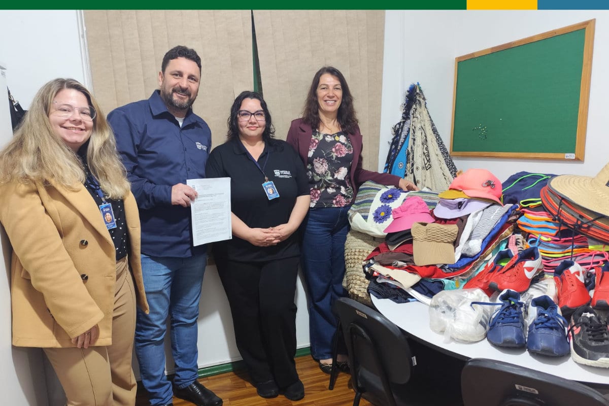 Fiscalização de Torres destina materiais apreendidos em ações para a Assistência Social do município