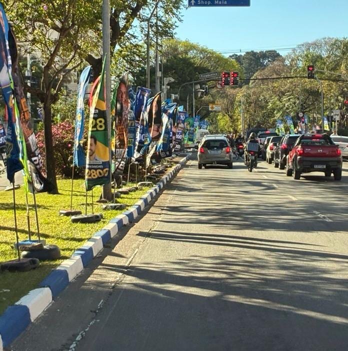 86% rejeitam banners políticos nas ruas, mostra enquete