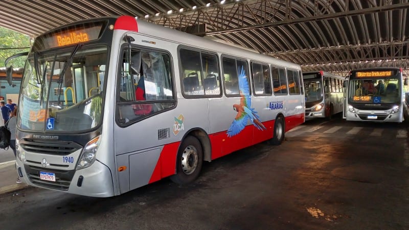 Ônibus gratuitos em Araras no domingo, 4 de outubro