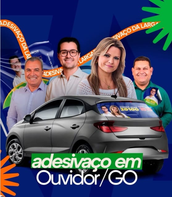 Grande adesivaço reúne Henrique César e Flávia Morais em Ouvidor