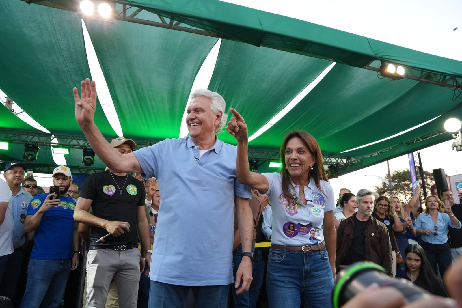 Caiado faz 3 carreatas em Goiás no dia em que completa 77 anos
