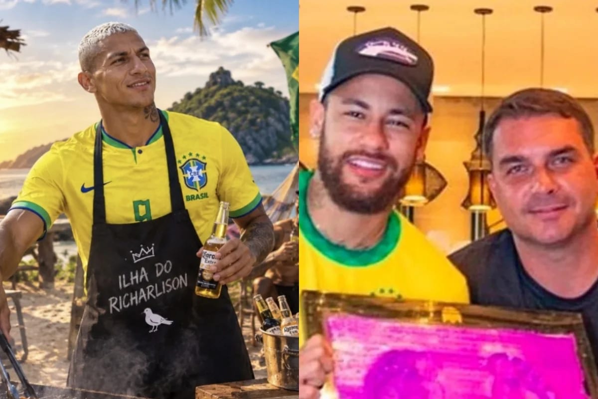 Richarlison ironiza fuga de Flávio e leva resposta de Neymar: "Moleque"