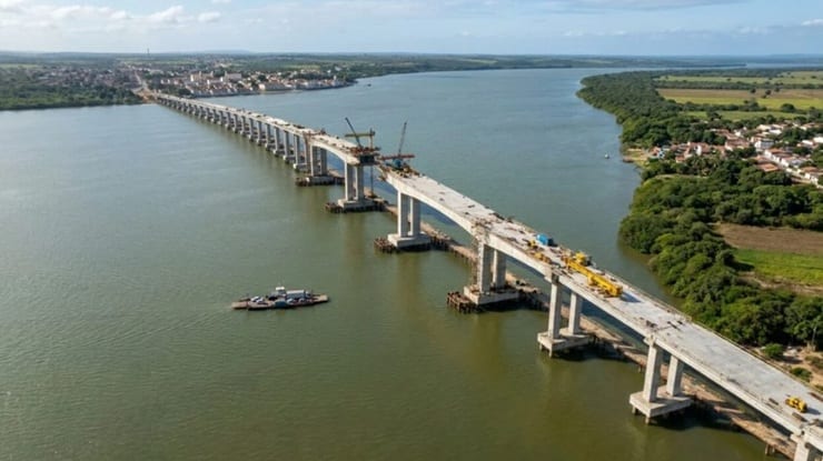 Ponte de R$ 207 milhões entre Sergipe e Alagoas será entregue em dez/2026