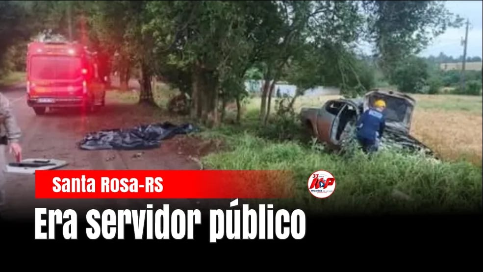 Secretário de Obras morre em capotamento