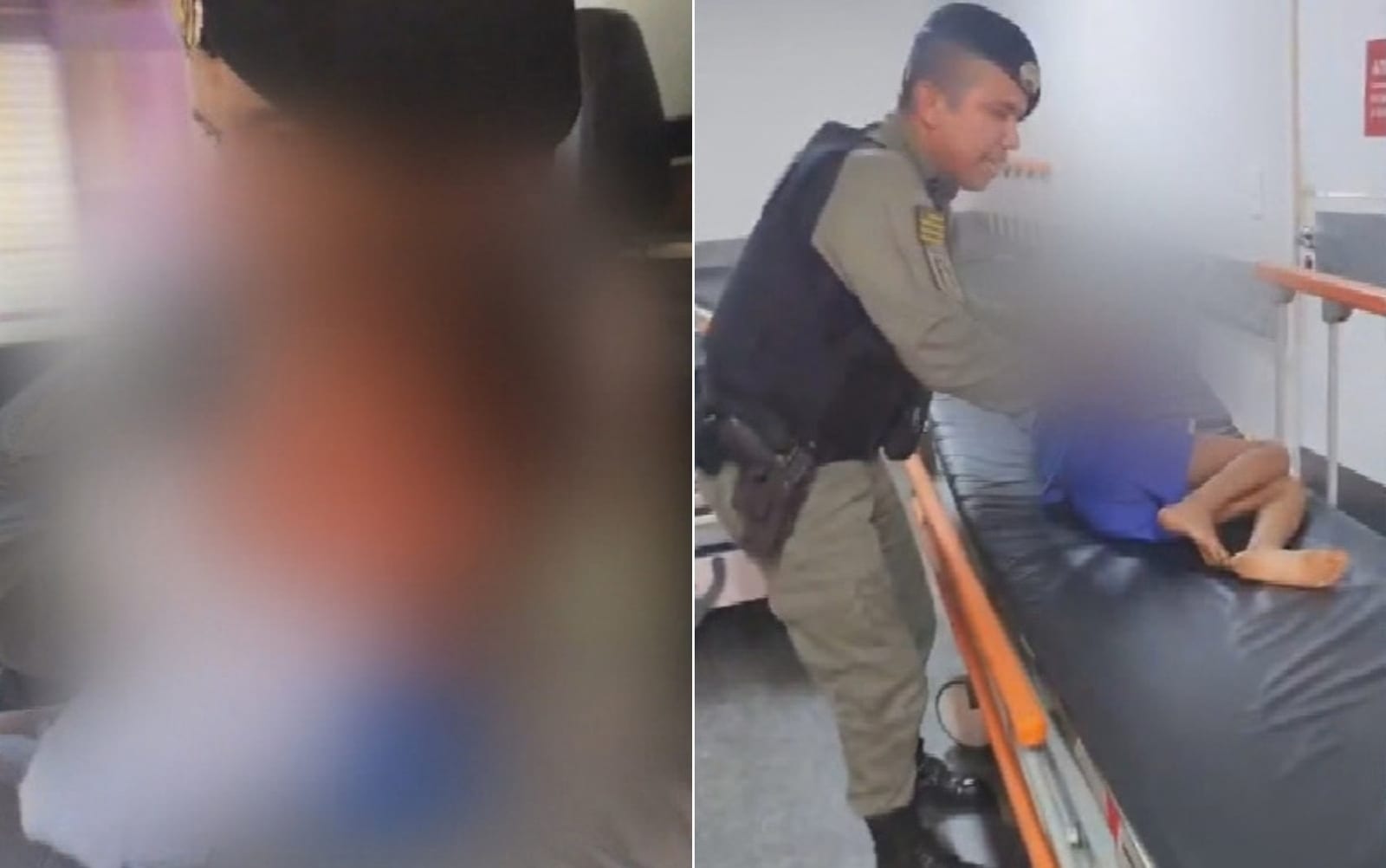 Grávida e filha são picadas por escorpião; vídeo mostra resgate