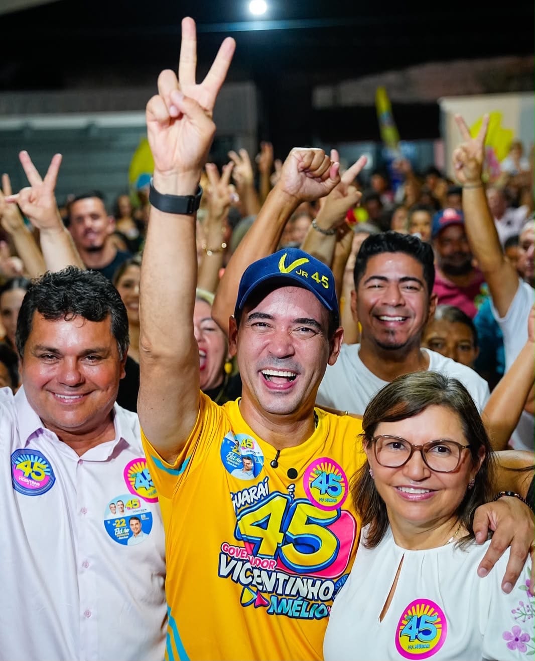 Batista Cavalcante foi o único prefeito da região Centro-Norte a apostar em Vicentinho Júnior e vê candidato ser eleito