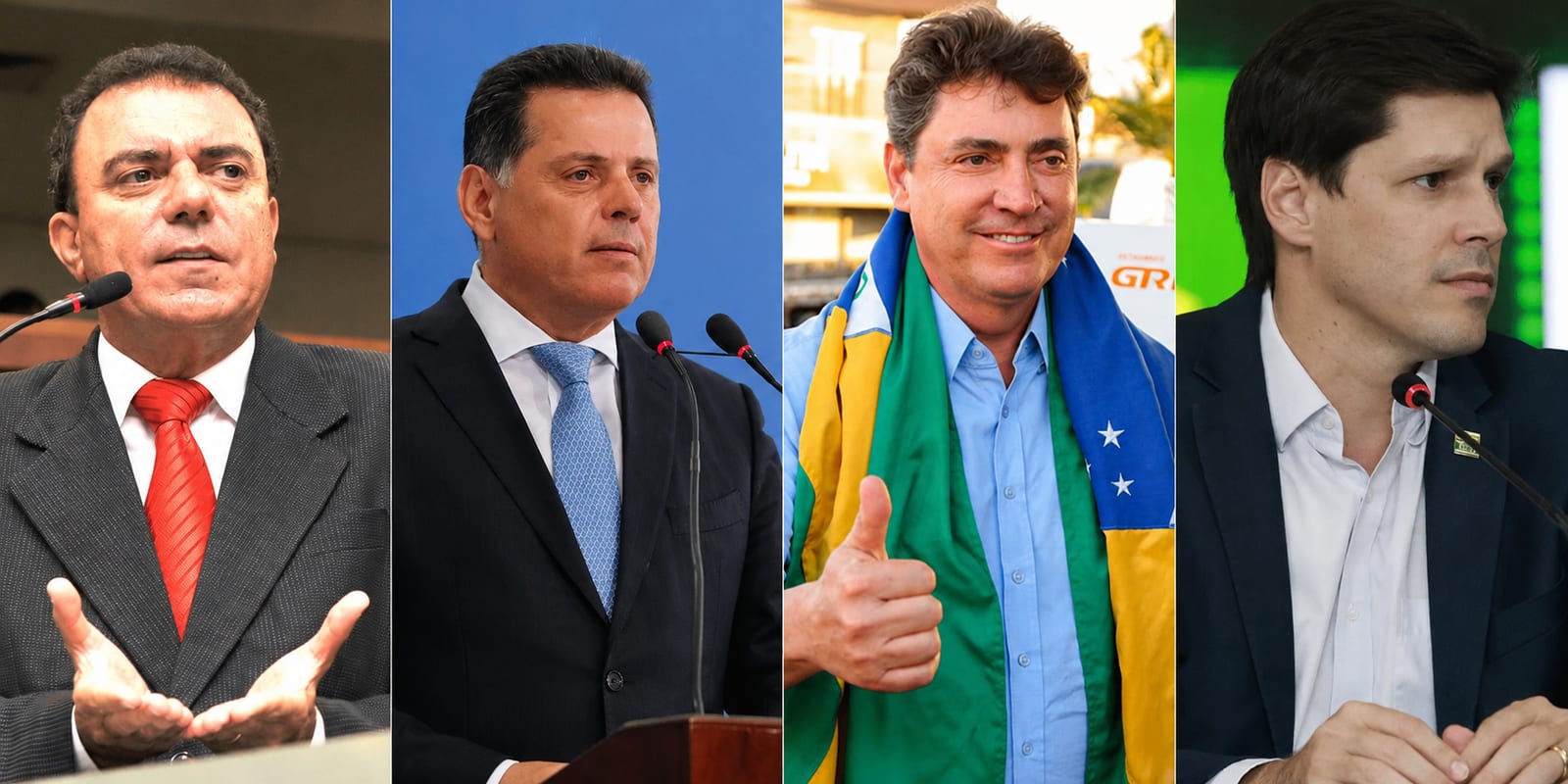 Marconi, Wilder e Luiz César adotam estratégias distintas para tirar Daniel do segundo turno