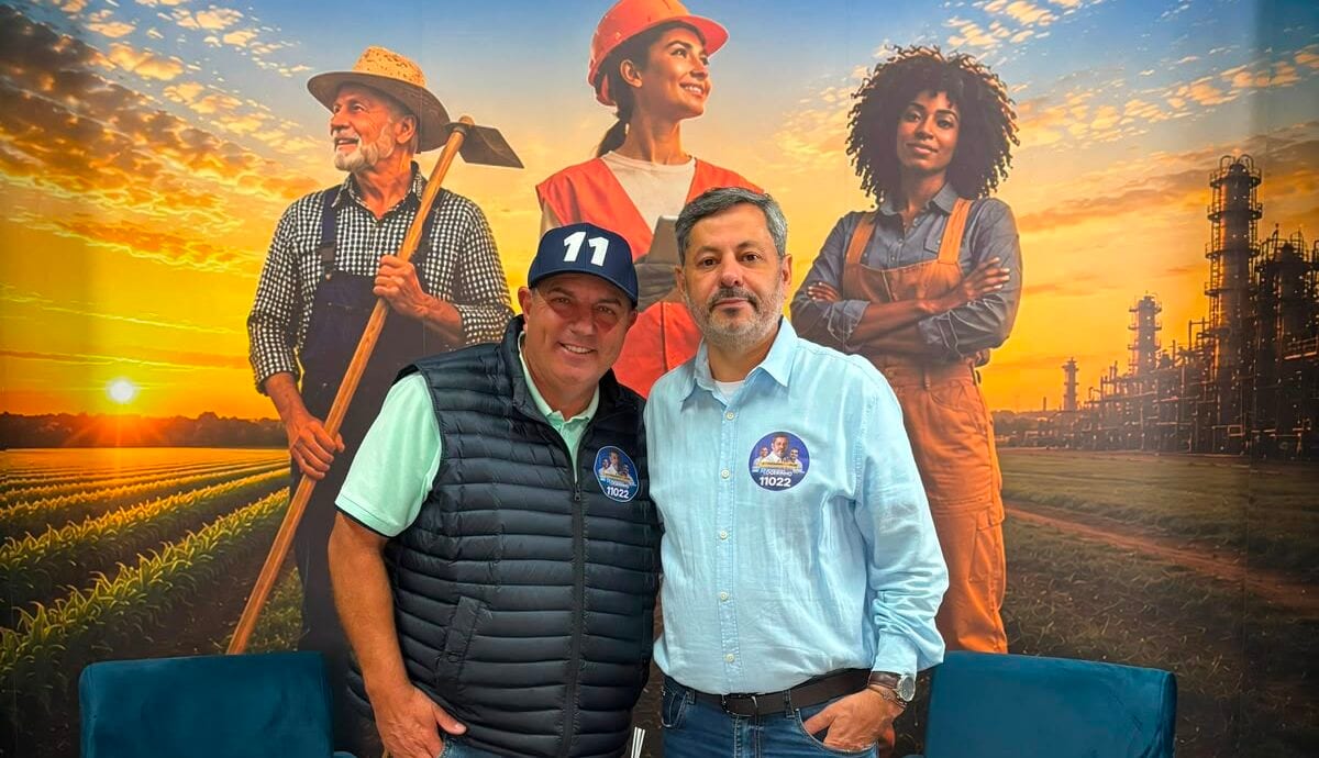 Rogerinho recebe prefeitos de Lupércio e Alvinlândia em Marília