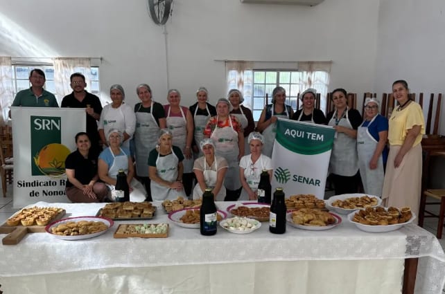 Alpestre encerra curso de bolachas e salgados para gerar renda