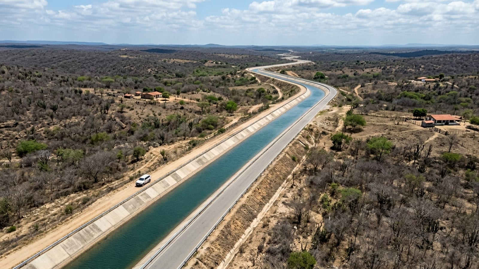 Cinturão das Águas: 145,3 km que levam água do São Francisco ao interior do Ceará