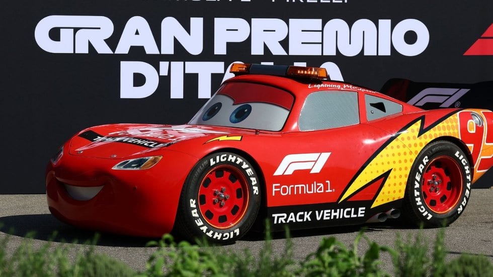 F1 x Disney: Relâmpago McQueen como Safety Car para o Grande Prêmio de Monza