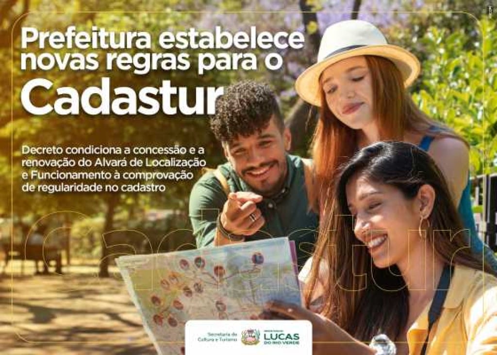 Lucas do Rio Verde exige Cadastur para alvará a partir de 16/9/2026