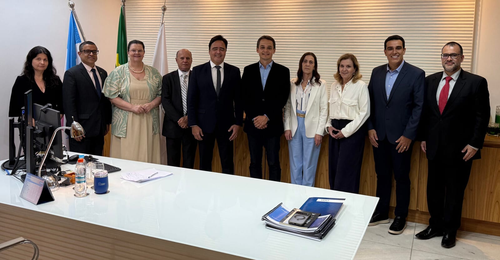 Governador eleito, Lorenzo Pazolini reforça diálogo institucional em visita ao Ministério Público do Espírito Santo