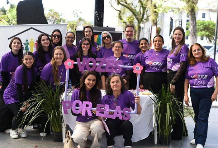 São Ludgero realiza 'Vozes por Elas – Rompendo o Silêncio' na Rua Coberta