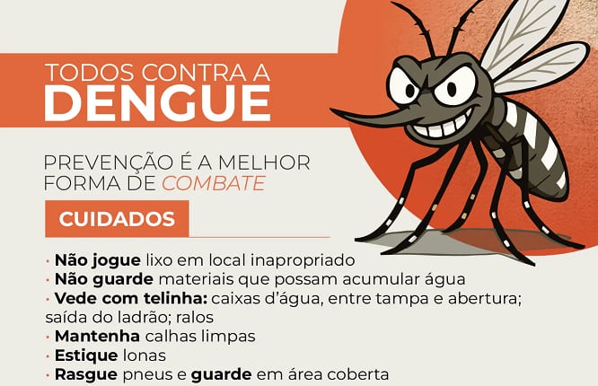 Secretaria da Saúde de Bento intensifica ações de prevenção ao mosquito Aedes aegypti