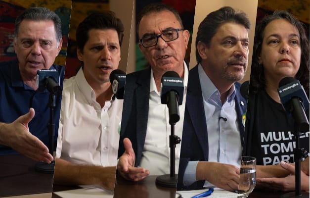 Debate às 20h reúne candidatos ao governo de Goiás em Goiânia