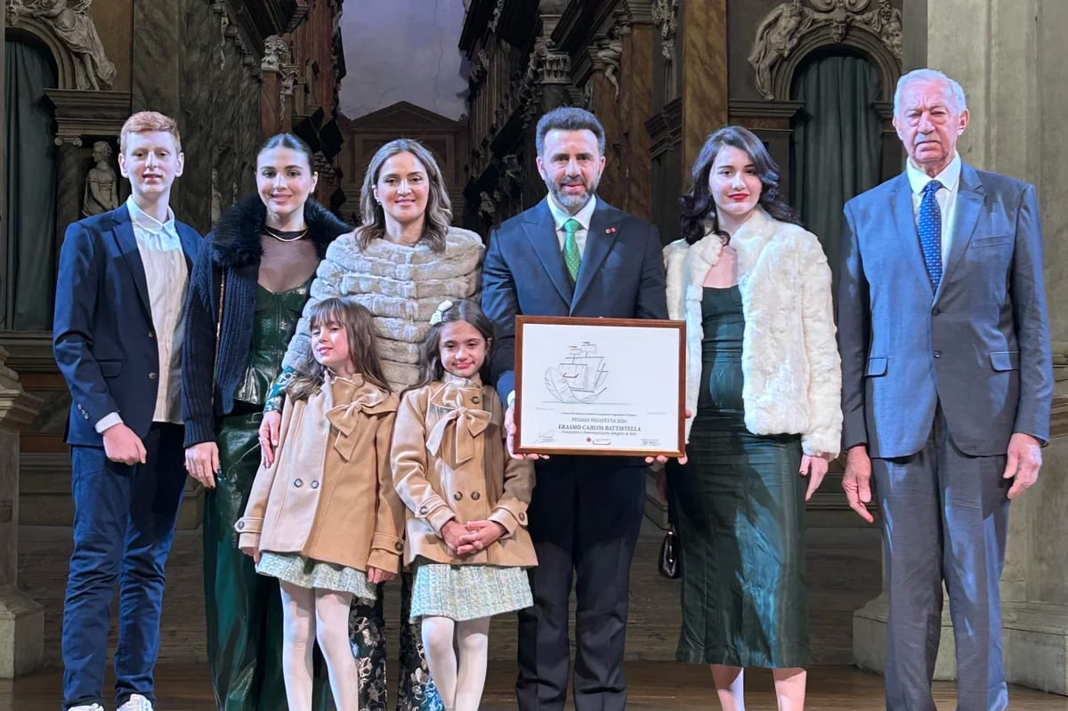 Empresário gaúcho Erasmo Battistella recebe prêmio internacional na Itália