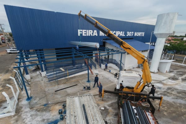 PALMAS: Obras de modernização das Feiras da Arno 33 e 71 ultrapassam 80% de execução