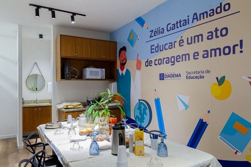 Diadema entrega EMEB Zélia Gattai Amado reformada; R$1,25 milhão investidos