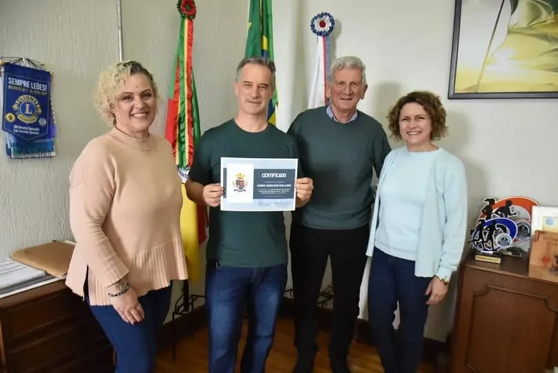 Jairo Ademar Gallina será patrono da 26ª Feira do Livro de Getúlio Vargas