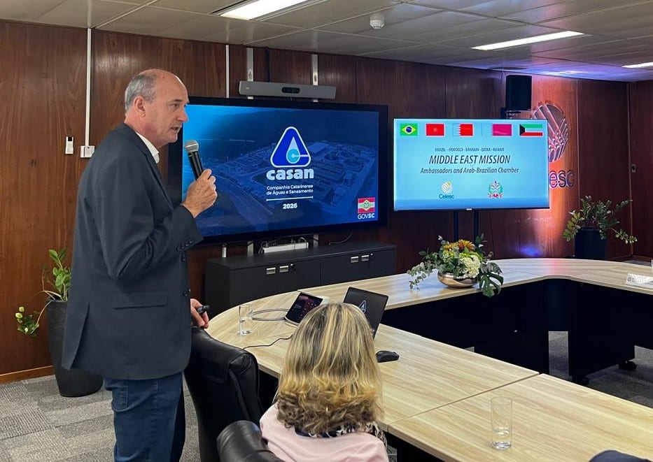 CASAN participa de encontro com embaixadores da Liga Árabe