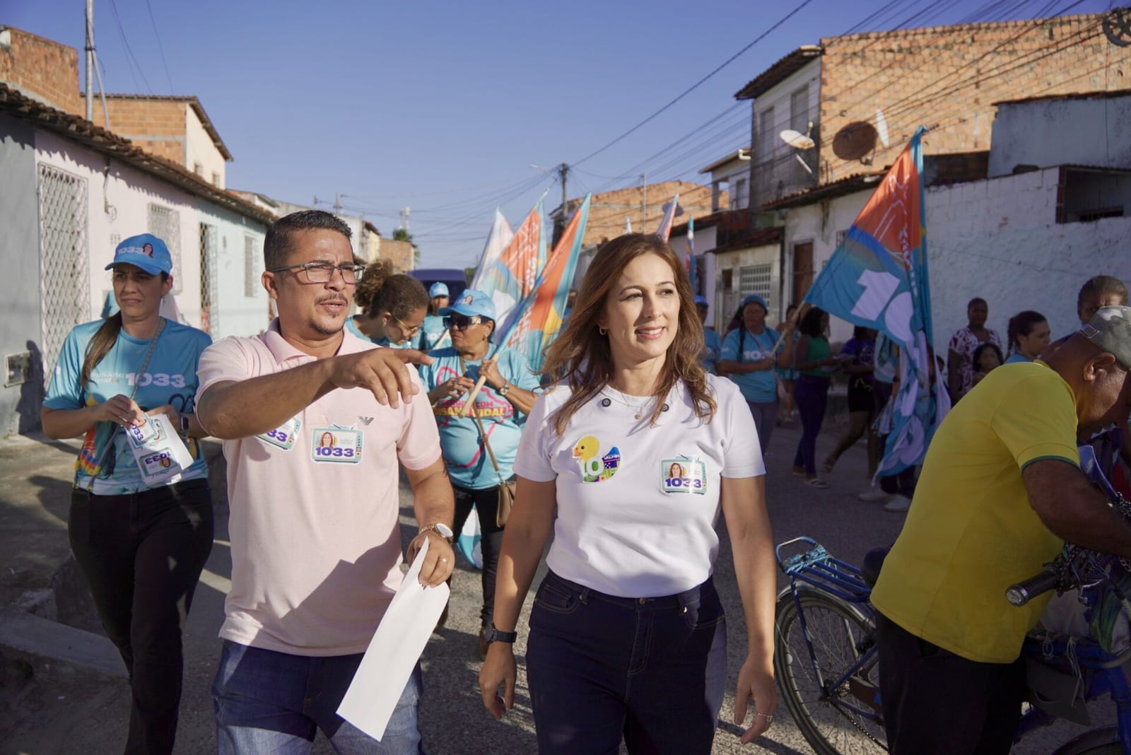 Susane Vidal percorre Porto Dantas e recebe apoio de moradores