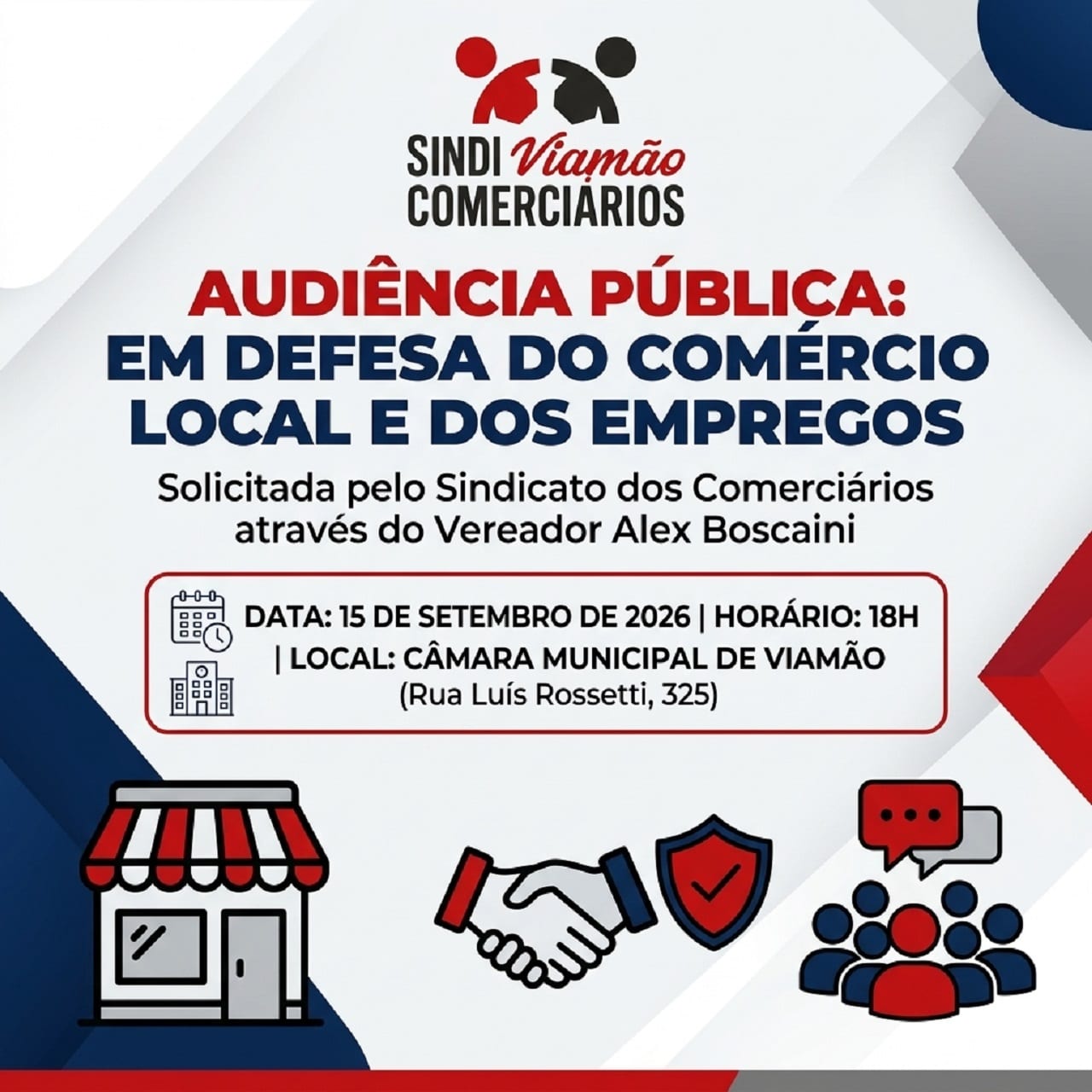 Viamão terá audiência pública sobre fechamento de lojas em 15/9
