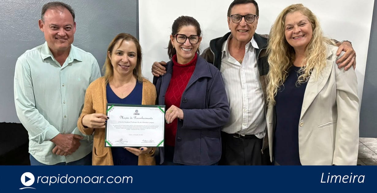 Escola Ely Almeida Campos recebe homenagem por projeto de sustentabilidade em Limeira