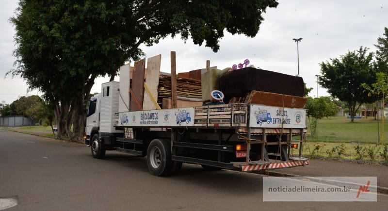 Operação Só Cacareco atende região do Parque Hipólito na próxima semana em Limeira