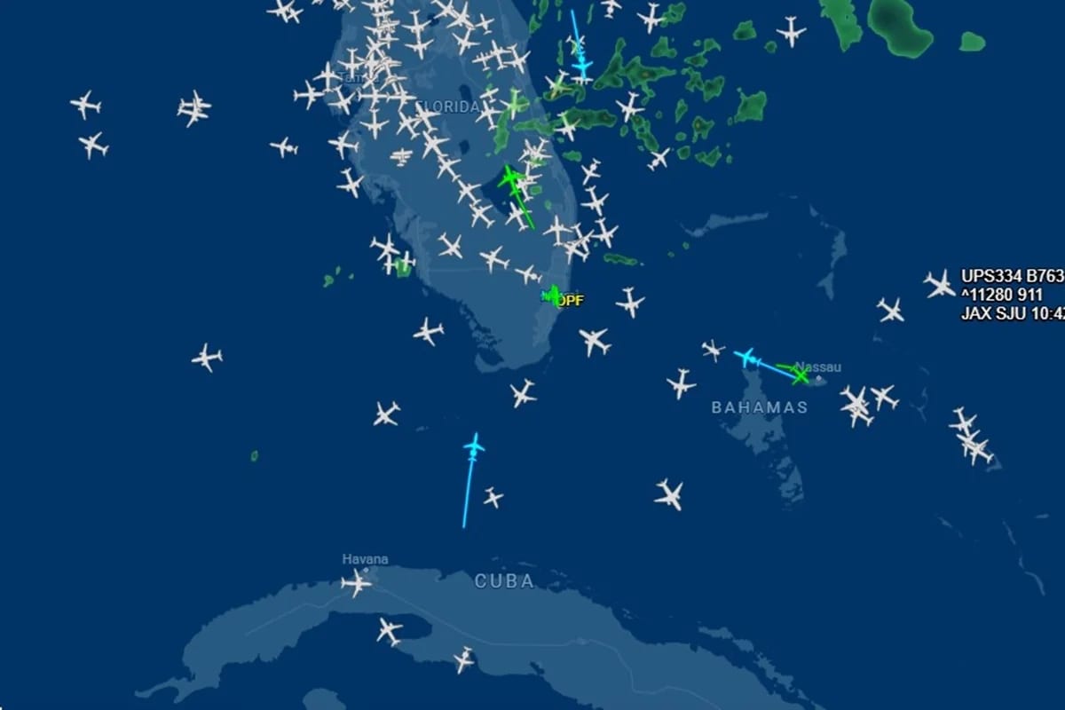 Voo em que Flávio estaria é o mais acompanhado do mundo em plataforma aérea