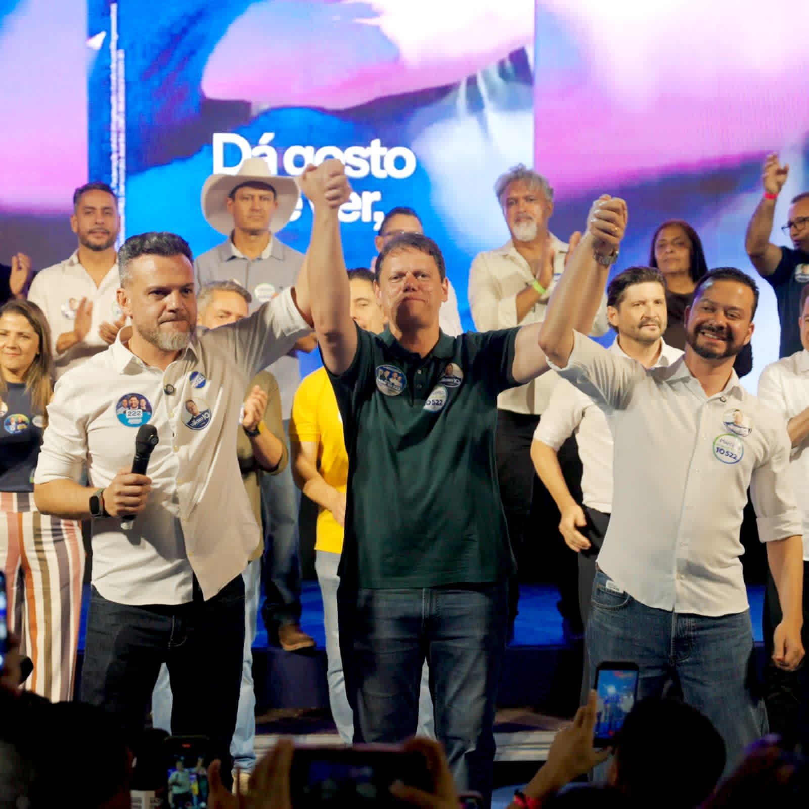 Marcello Barbosa mostra força e lança candidatura à deputado estadual ao lado de Tarcísio, André do Prado e do prefeito