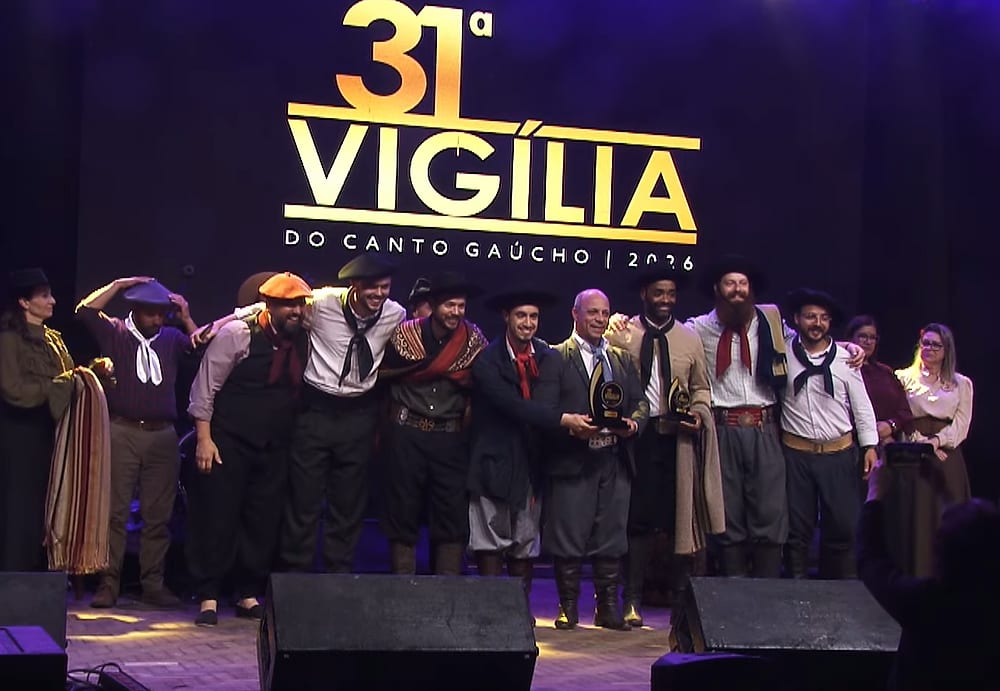 “Te Escrevo Verso de Campo” é a grande campeã da 31ª Vigília do Canto Gaúcho