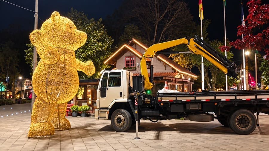 Canela antecipa montagem da decoração e dá início aos preparativos do 39º Sonho de Natal