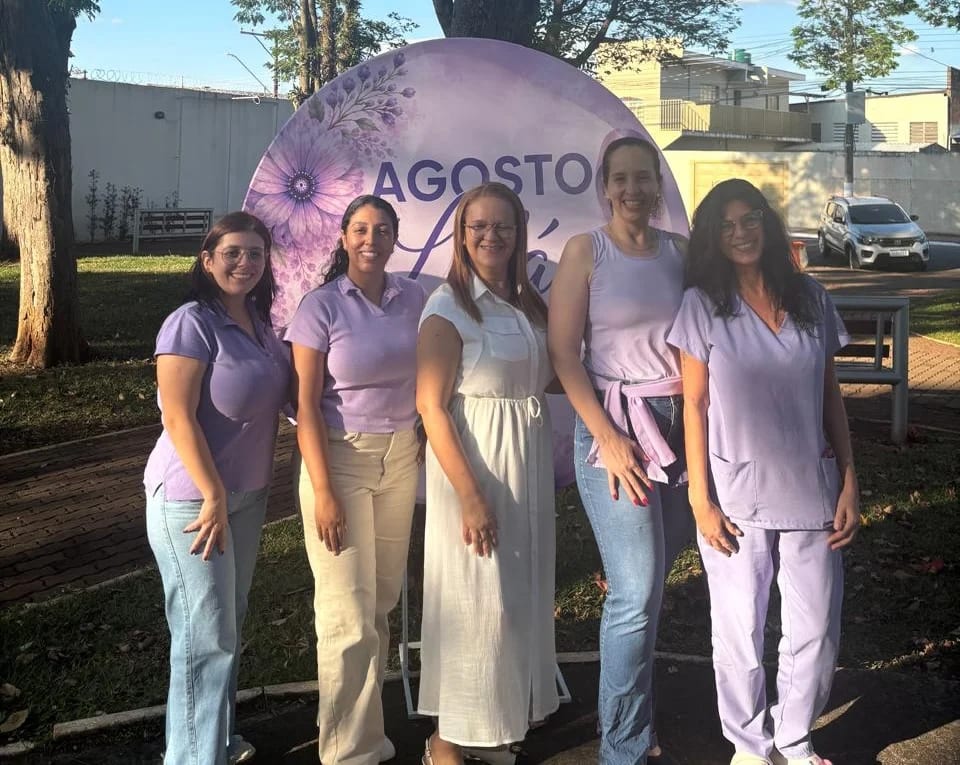 Ação do Agosto Lilás reforça proteção às mulheres em Engenheiro Coelho