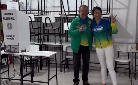 Prefeito de São Leopoldo Heliomar Franco votou no Cristo Rei às 09h45