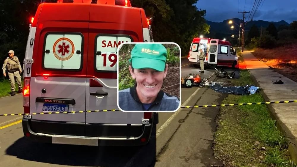 Colisão entre duas motocicletas deixa um morto e um ferido