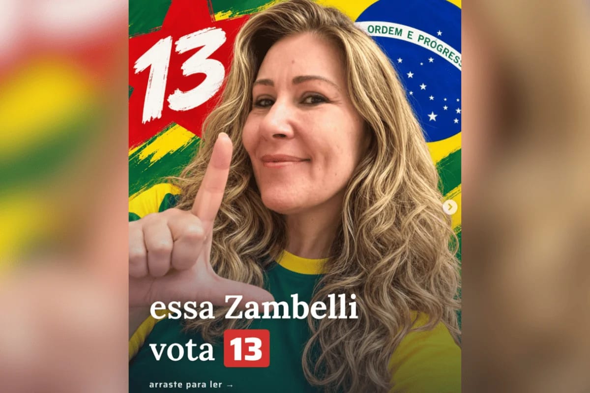 Irmã de Carla Zambelli declara voto em Lula e diz discordar de ideias ligadas ao sobrenome da família