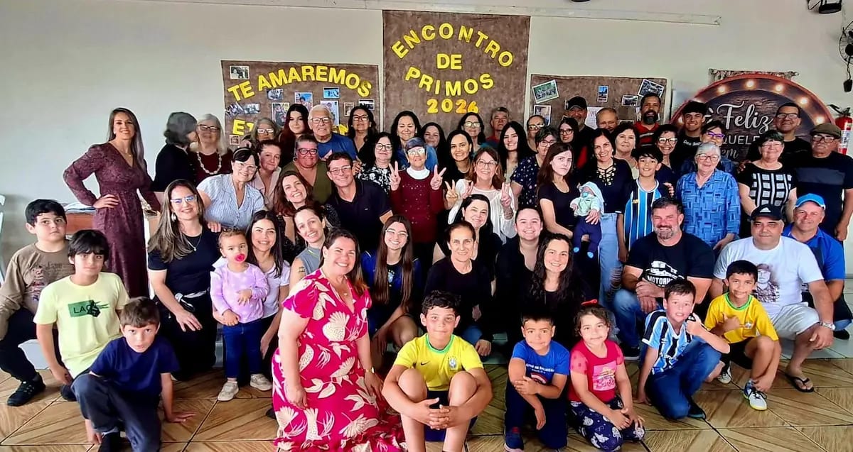 União entre gerações marca tradicional encontro de primos em Gravataí