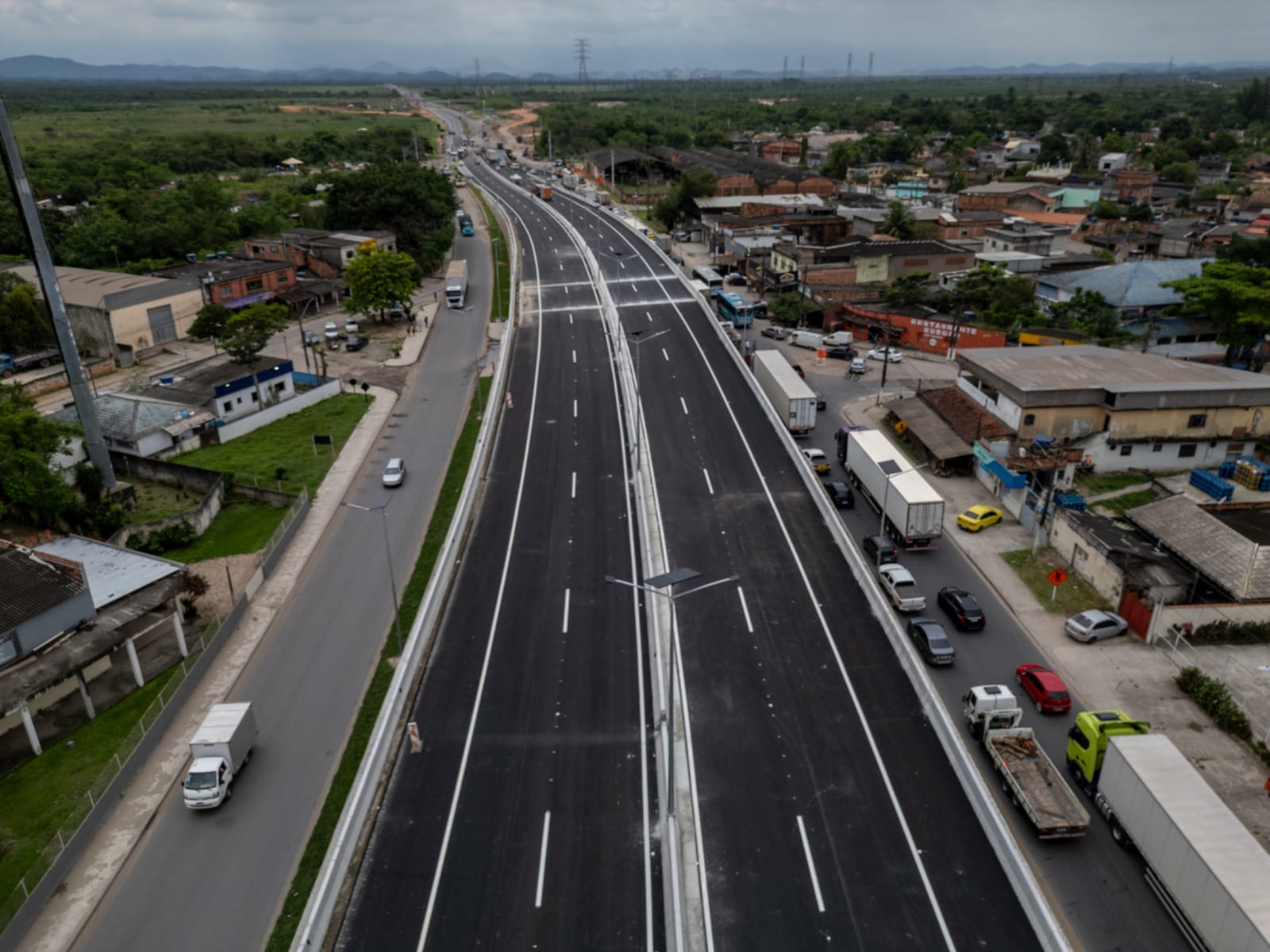 Liberado o tráfego em novo trecho duplicado da BR-493/RJ, entre Magé e Manilha