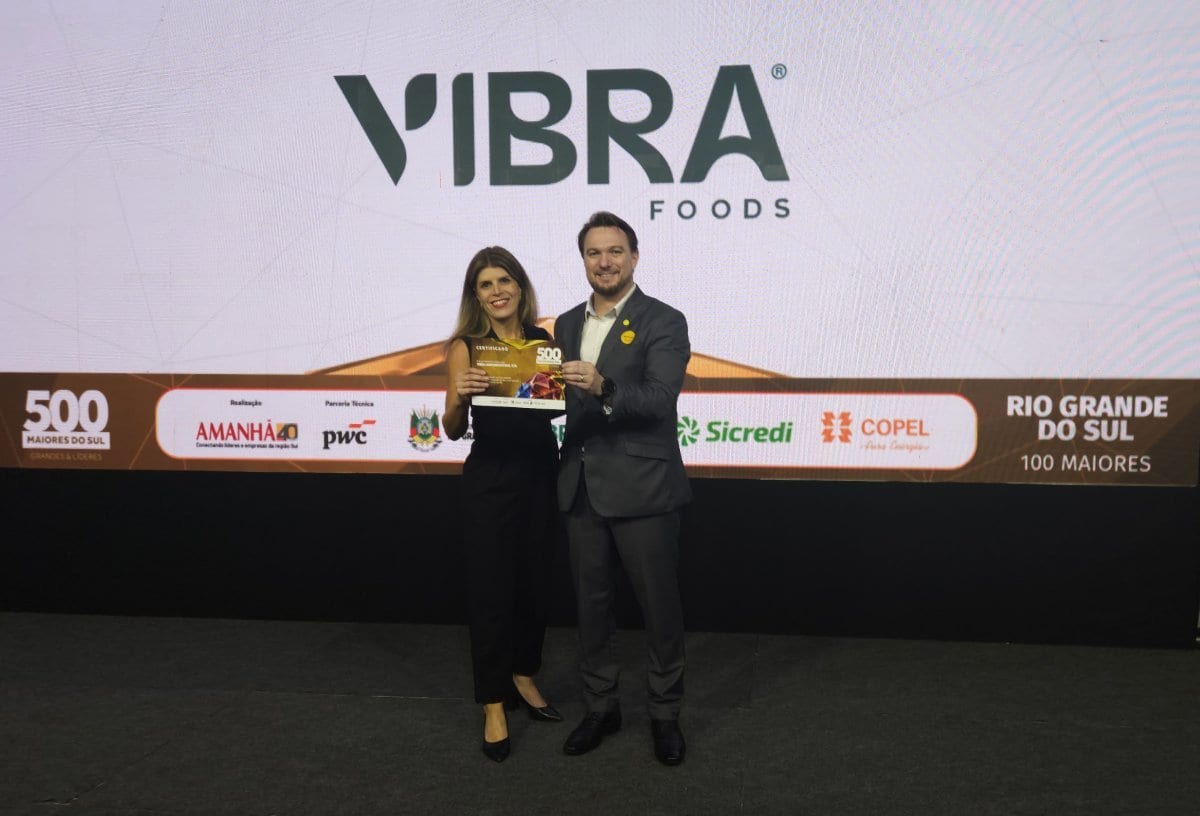 VIBRA FOODS conquista 96ª posição entre as 500 Maiores empresas do Sul do país