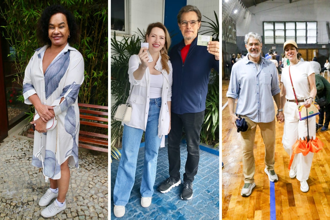 Famosos comparecem às urnas no 2º turno das eleições 2026