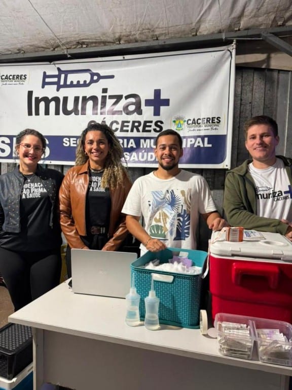 Cáceres faz Dia D da Multivacinação neste sábado (22/08)