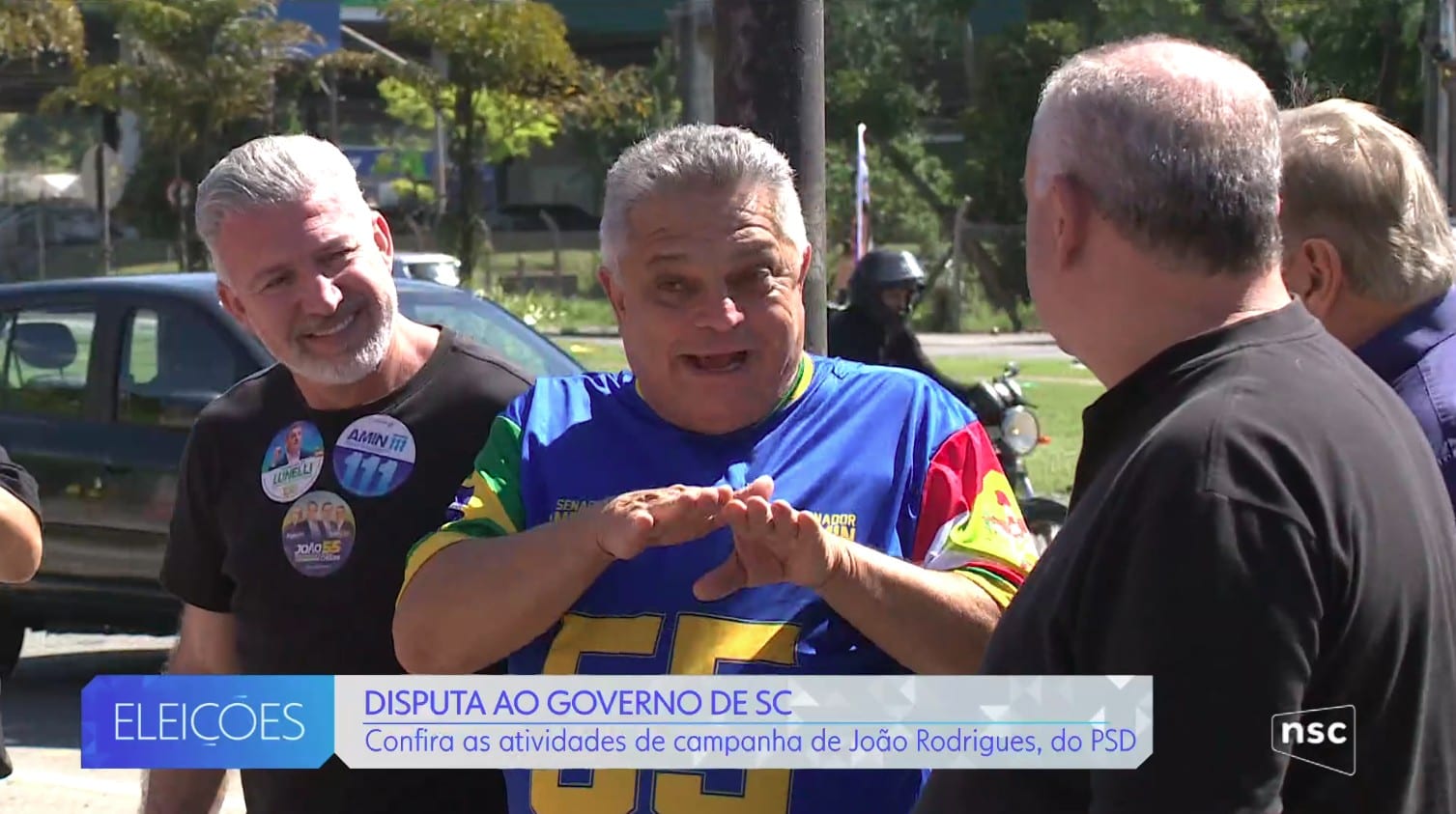 João Rodrigues (PSD) faz caminhada e visita hospital em Joinville nesta quarta (16)