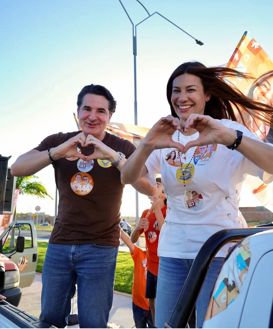 Gustinho e Hilda mostram força na Carreata 55 em Itabaiana