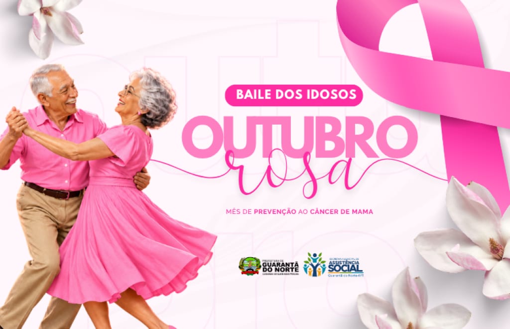 Baile dos Idosos celebra convivência e conscientização sobre o câncer de mama em Guarantã do Norte
