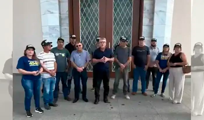 Delegado Jacovós grava apoio em Mandaguaçu com ex-prefeito Ismael